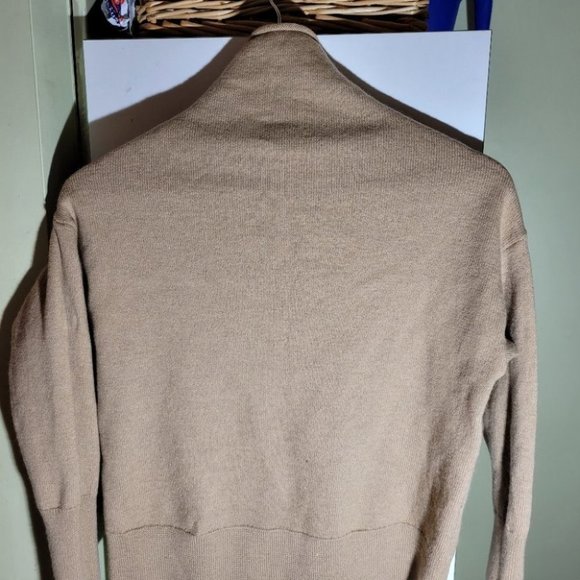 ARITZIA wilfred cyprie mock neck turtleneck sweater beige small - Picture 7 of 10